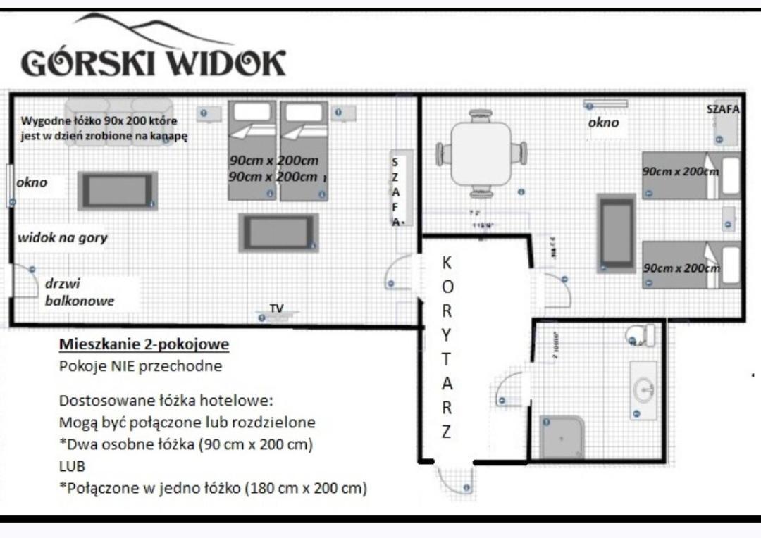 Gorski Widok Karpacz Apartamenty I Pokoje- Salon Kominkowy Dış mekan fotoğraf