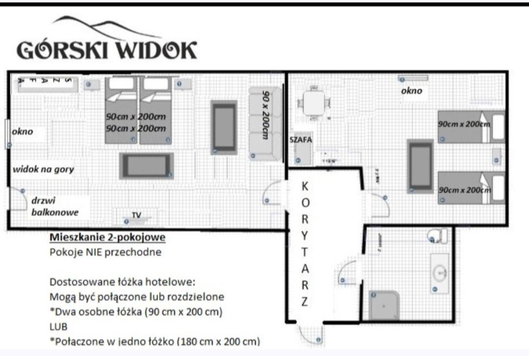 Gorski Widok Karpacz Apartamenty I Pokoje- Salon Kominkowy Dış mekan fotoğraf