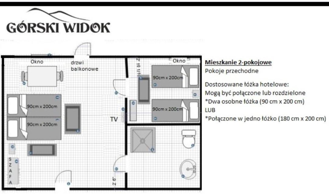Gorski Widok Karpacz Apartamenty I Pokoje- Salon Kominkowy Oda fotoğraf